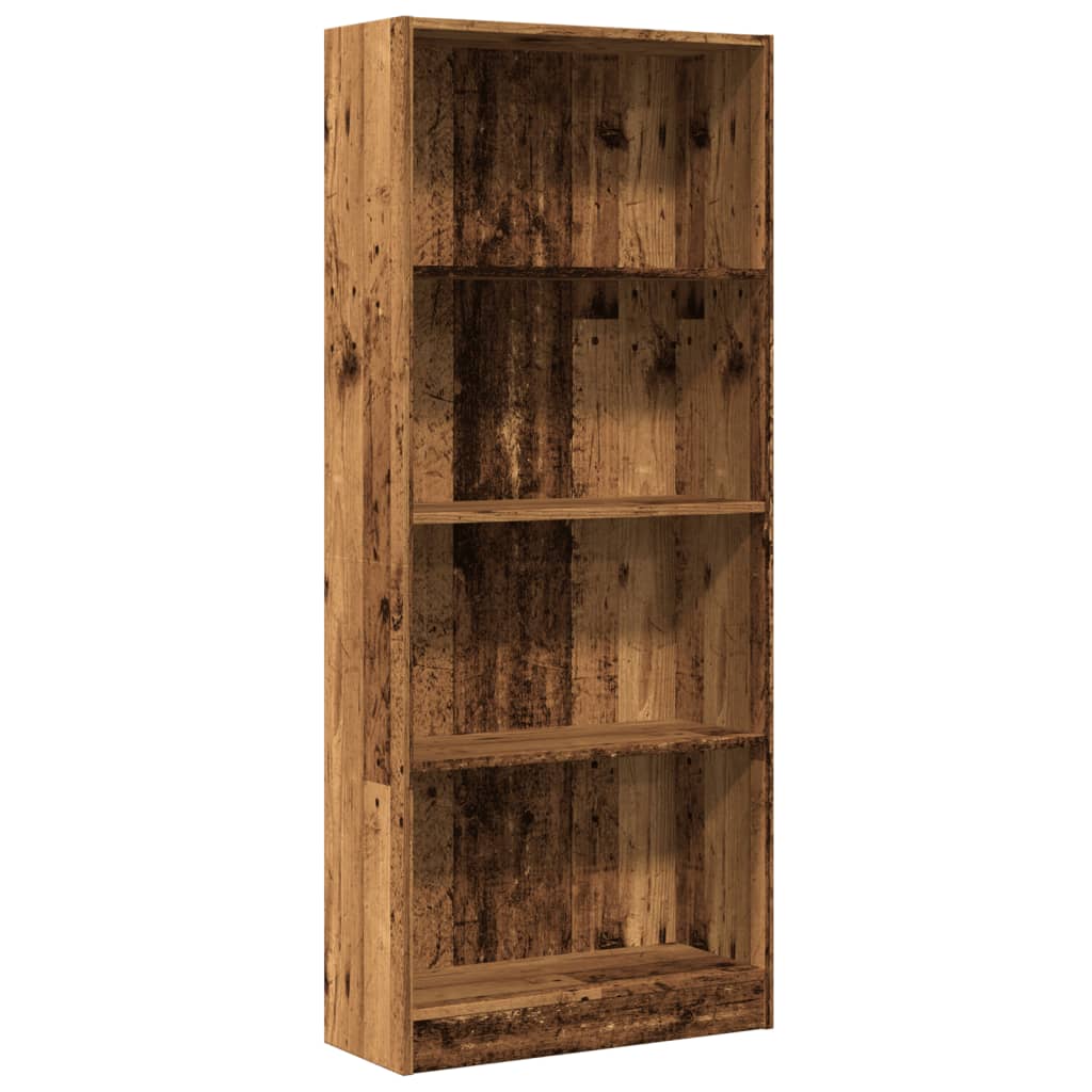 Libreria Legno Antico 60x24x143 cm in Legno Multistrato 857819