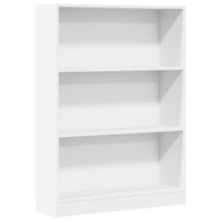 Libreria Bianca 80x24x109 cm in Legno Multistrato 857835