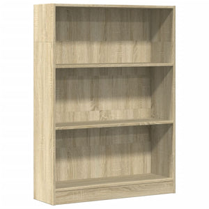 Libreria Rovere Sonoma 80x24x109 cm in Legno Multistrato 857837