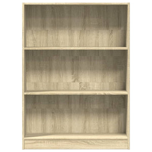 Libreria Rovere Sonoma 80x24x109 cm in Legno Multistrato 857837