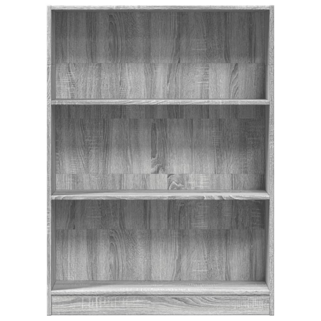 Libreria Grigio Sonoma 80x24x109 cm in Legno Multistrato 857840