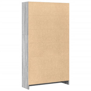 Libreria Grigio Sonoma 80x24x143 cm in Legno Multistrato 857849