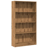 Libreria Rovere Artigianale 80x24x143 cm in Legno Multistrato 857852