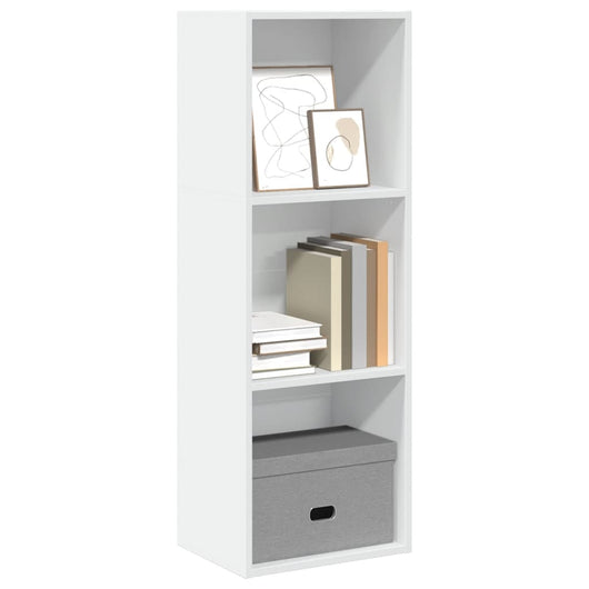 Libreria Bianca 40x30x114 cm in Legno Multistrato 857867