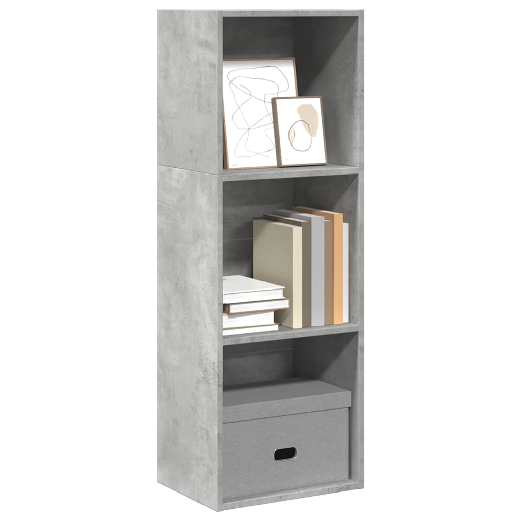 Libreria Grigio Cemento 40x30x114 cm in Legno Multistrato 857870