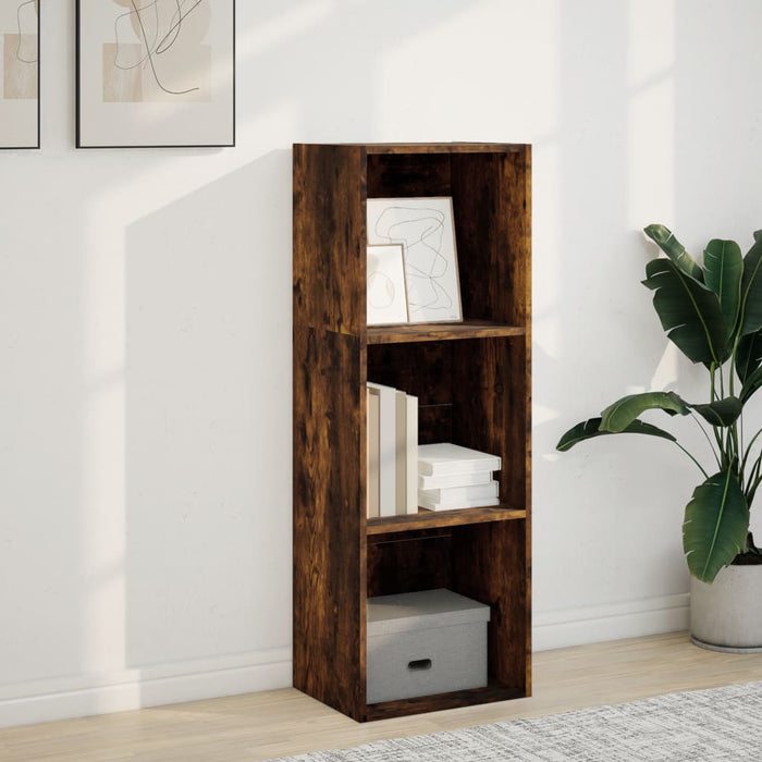 Libreria Rovere Fumo 40x30x114 cm in Legno Multistrato 857871