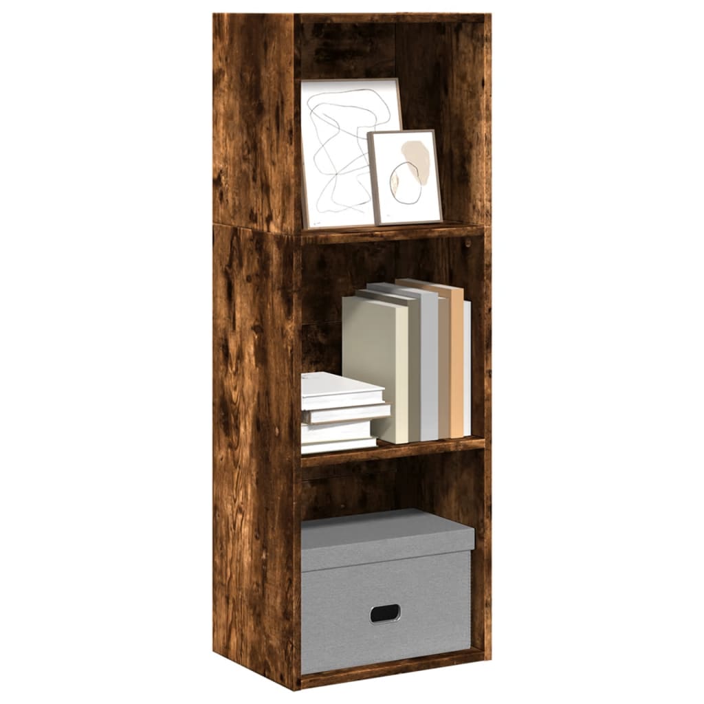 Libreria Rovere Fumo 40x30x114 cm in Legno Multistrato 857871