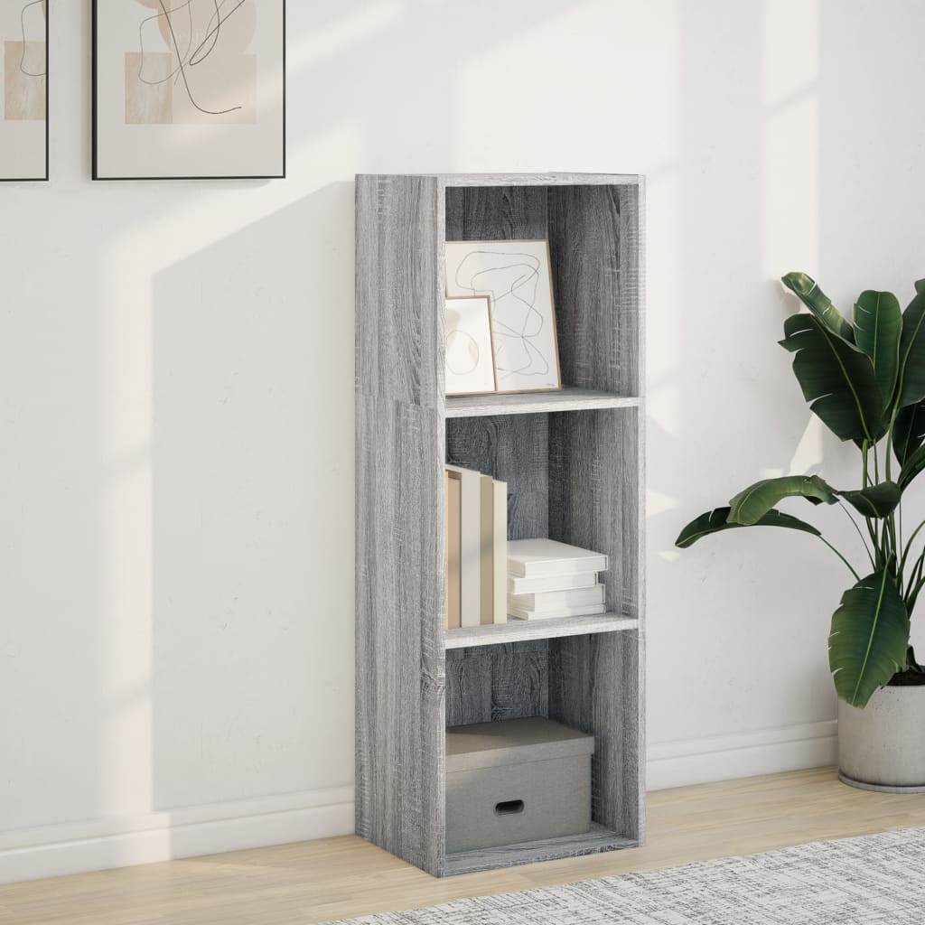 Libreria Grigio Sonoma 40x30x114 cm in Legno Multistrato 857872