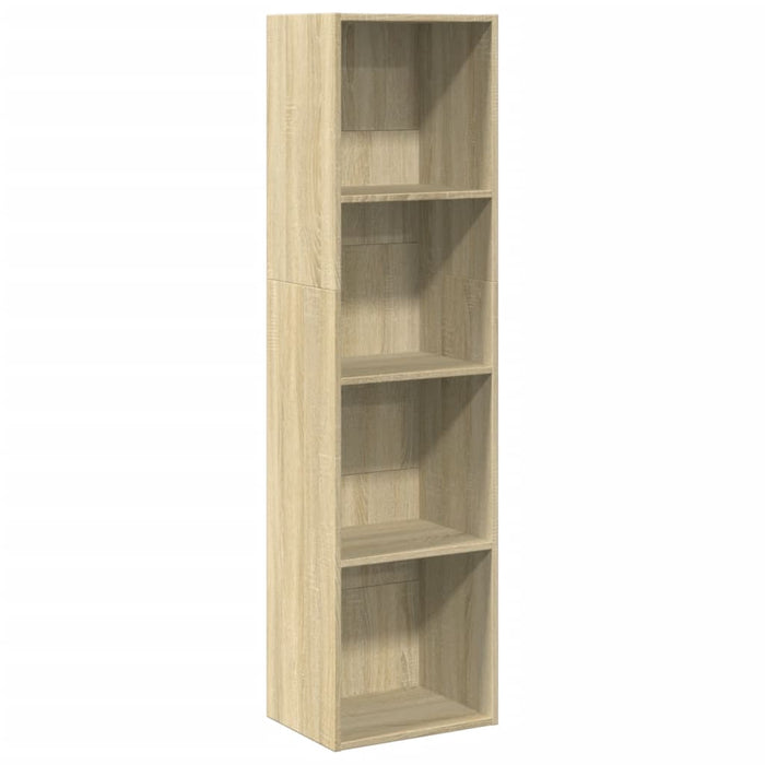 Libreria Rovere Sonoma 40x30x152 cm in Legno Multistrato 857878