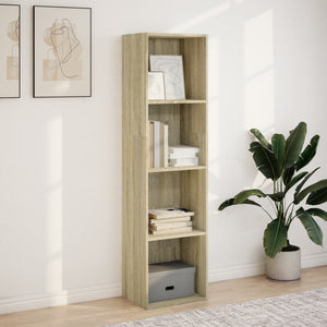 Libreria Rovere Sonoma 40x30x152 cm in Legno Multistrato 857878