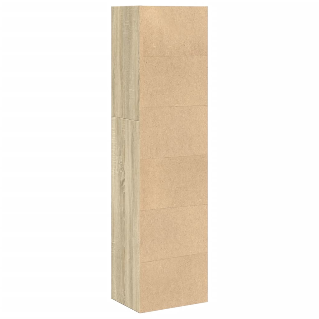 Libreria Rovere Sonoma 40x30x152 cm in Legno Multistrato 857878