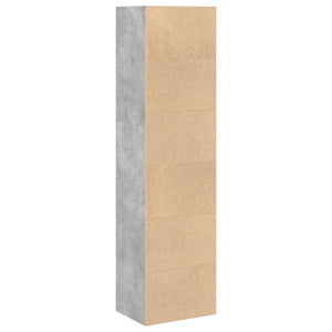 Libreria Grigio Cemento 40x30x152 cm in Legno Multistrato 857879