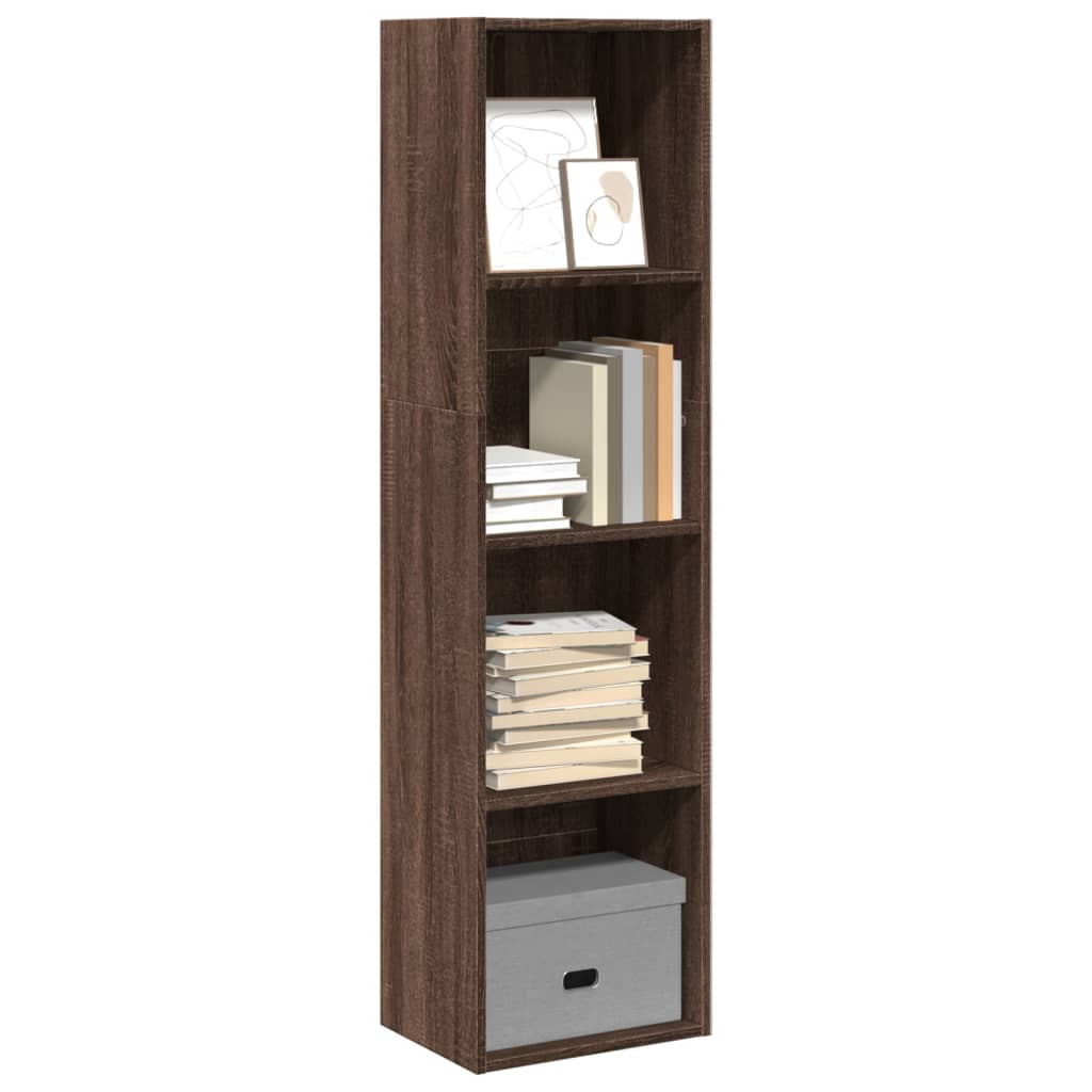 Libreria Rovere Marrone 40x30x152 cm in Legno Multistrato 857882