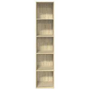 Libreria Rovere Sonoma 40x30x189 cm in Legno Multistrato 857887