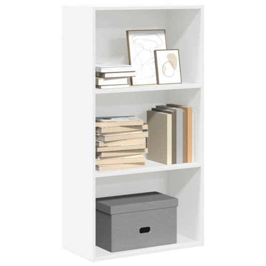 Libreria Bianca 60x30x114 cm in Legno Multistrato 857899