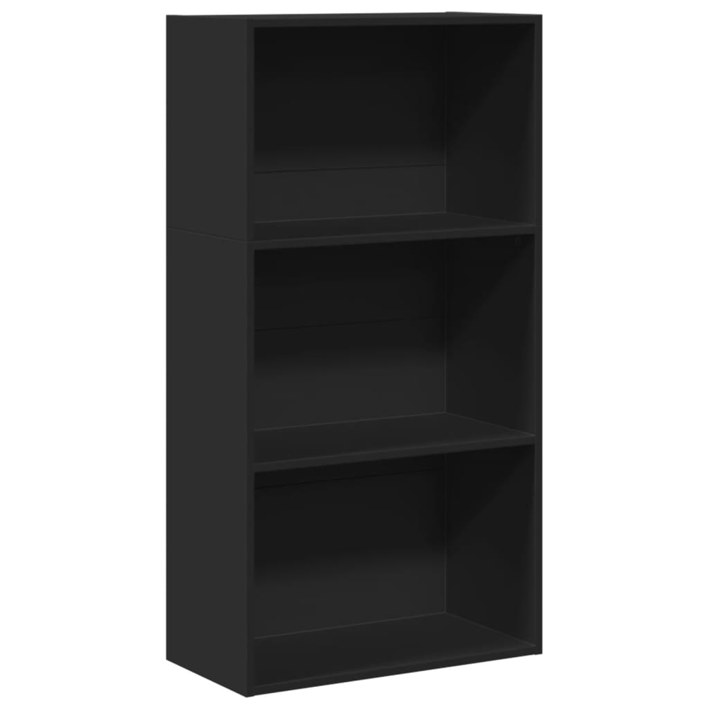 Libreria Nera 60x30x114 cm in Legno Multistrato 857900