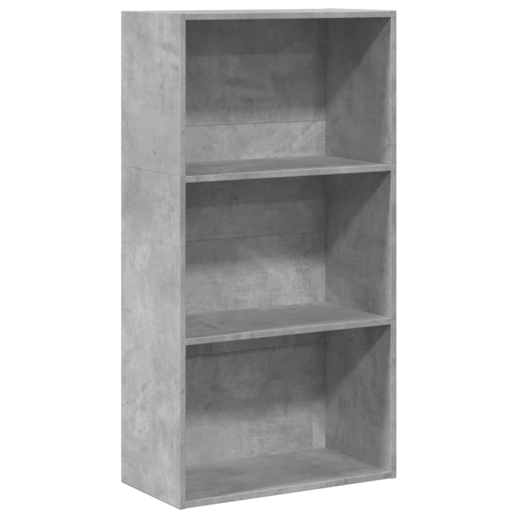 Libreria Grigio Cemento 60x30x114 cm in Legno Multistrato 857902