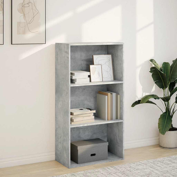 Libreria Grigio Cemento 60x30x114 cm in Legno Multistrato 857902