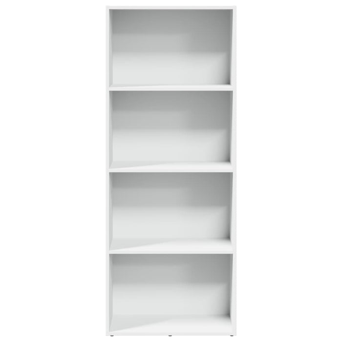 Libreria Bianca 60x30x152 cm in Legno Multistrato 857908