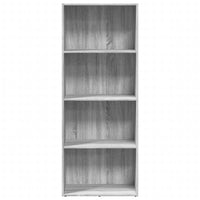 Libreria Grigio Sonoma 60x30x152 cm in Legno Multistrato 857913