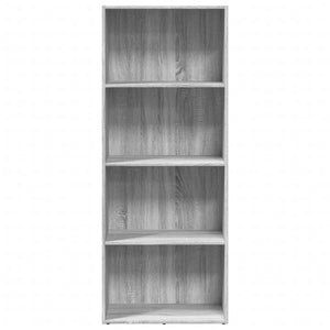 Libreria Grigio Sonoma 60x30x152 cm in Legno Multistrato 857913