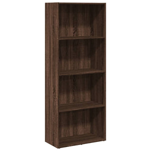 Libreria Rovere Marrone 60x30x152 cm in Legno Multistrato 857914