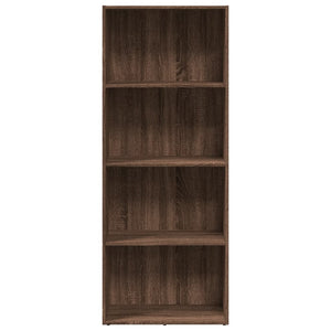 Libreria Rovere Marrone 60x30x152 cm in Legno Multistrato 857914