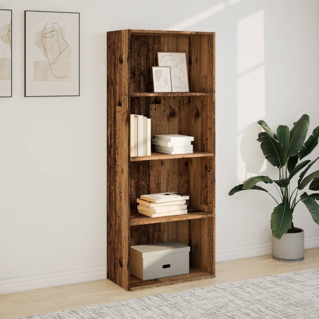 Libreria Legno Antico 60x30x152 cm in Legno Multistrato 857915