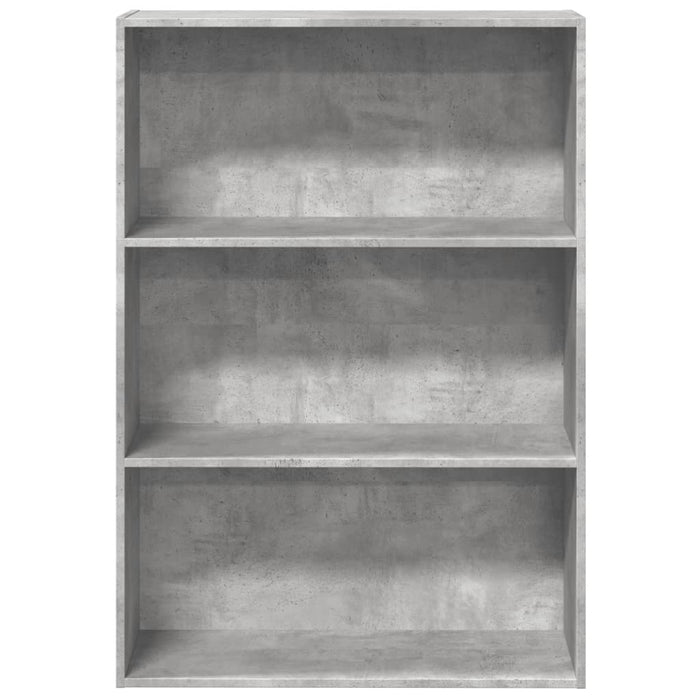 Libreria Grigio Cemento 80x30x114 cm in Legno Multistrato 857934