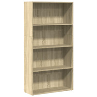 Libreria Rovere Sonoma 80x30x152 cm in Legno Multistrato 857942