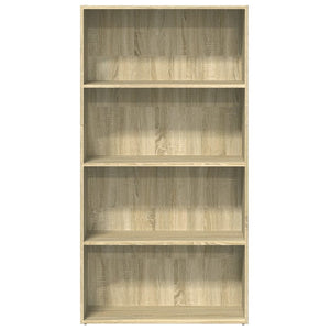 Libreria Rovere Sonoma 80x30x152 cm in Legno Multistrato 857942