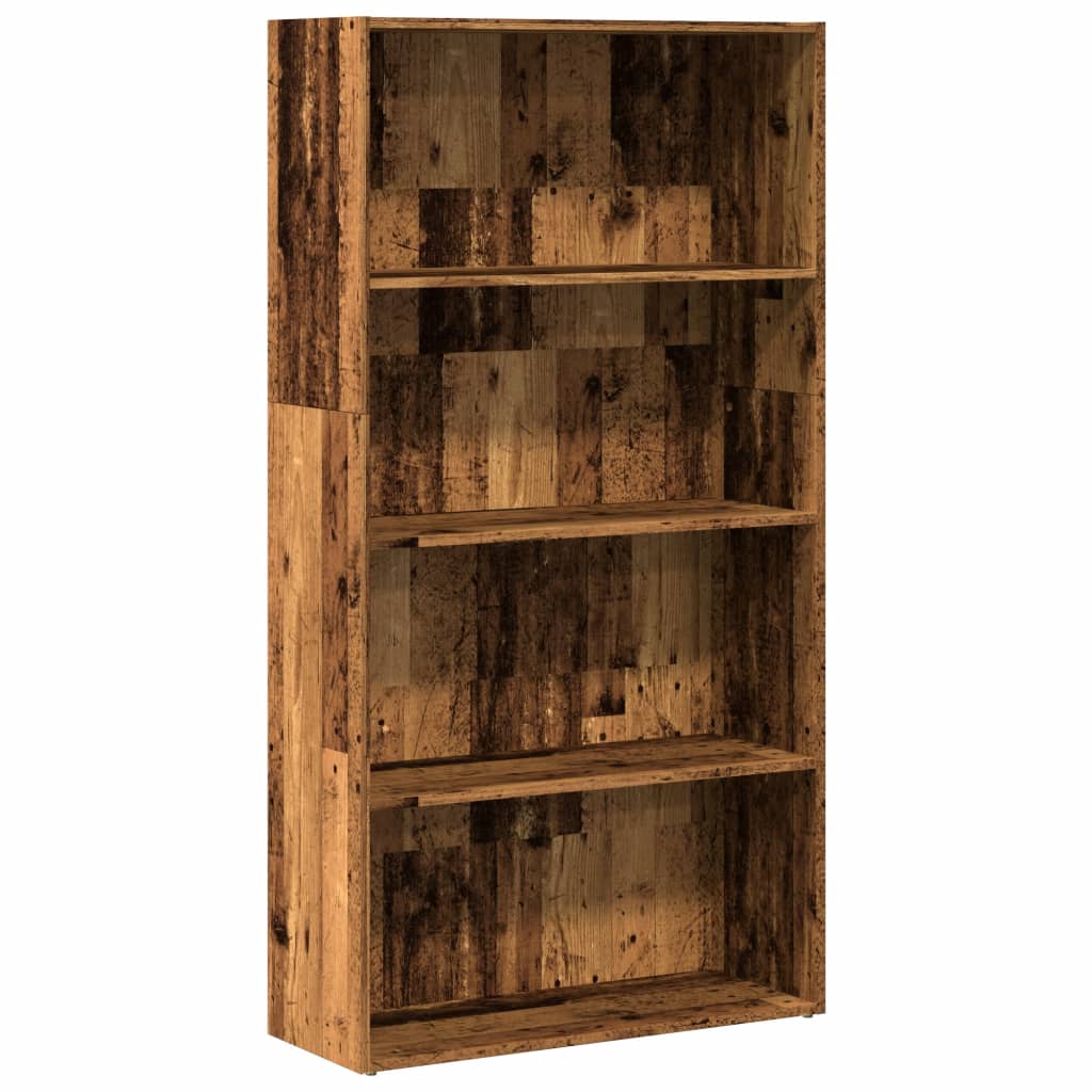 Libreria Legno Antico 80x30x152 cm in Legno Multistrato 857947