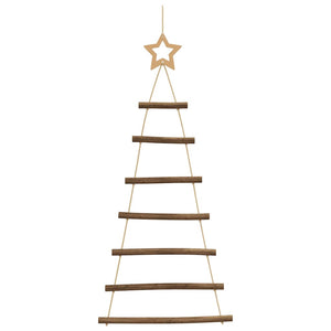 Alberi di Natale Sospesi con Stelle 2 pz 42x90 cm Ramo Naturale 4101009