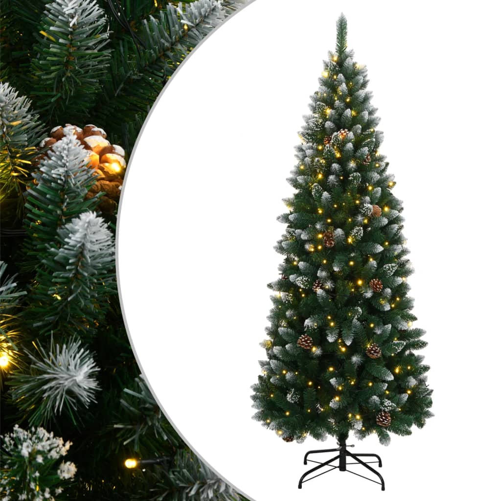 Albero di Natale Artificiale con 300 LED 210 cm 3315751