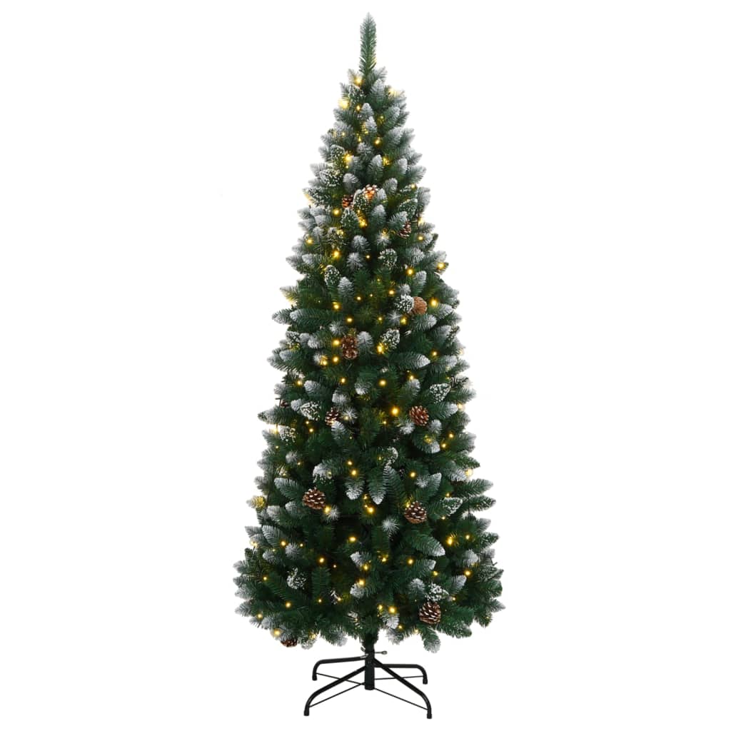 Albero di Natale Artificiale con 300 LED 210 cm 3315751