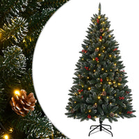 Albero Natale Artificiale con 150 LED 150 cm 3315754