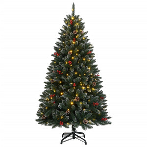 Albero Natale Artificiale con 150 LED 150 cm 3315754