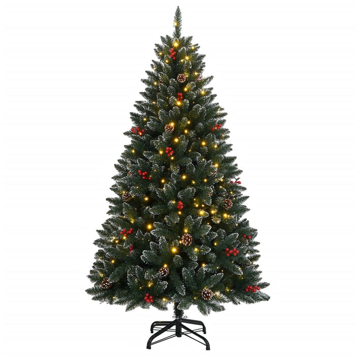 Albero Natale Artificiale con 150 LED 150 cm 3315754