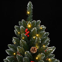 Albero Natale Artificiale con 150 LED 150 cm 3315754