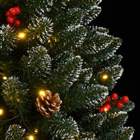 Albero Natale Artificiale con 150 LED 150 cm 3315754