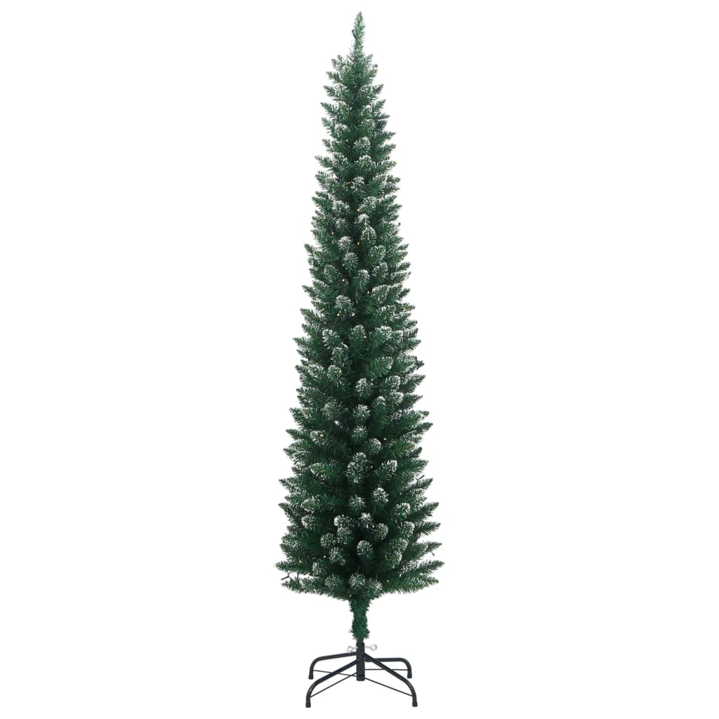 Albero di Natale Artificiale Sottile 300 LED 240 cm 3315762