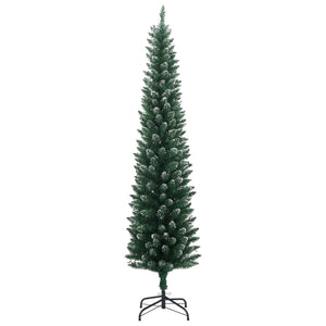 Albero di Natale Artificiale Sottile 300 LED 240 cm 3315762