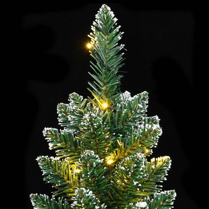 Albero di Natale Artificiale Sottile 300 LED 240 cm 3315762