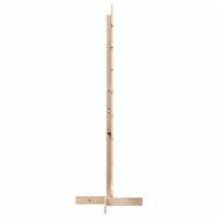 Albero di Natale Decorativo in Legno 150 cm Legno Massello Pino 858192