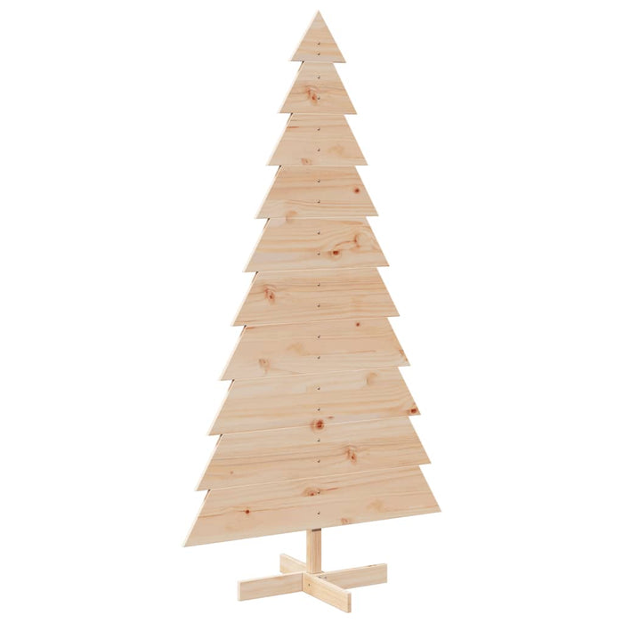 Albero di Natale Decorativo in Legno 180 cm Legno Massello Pino 858195