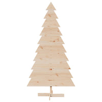 Albero di Natale Decorativo in Legno 180 cm Legno Massello Pino 858195