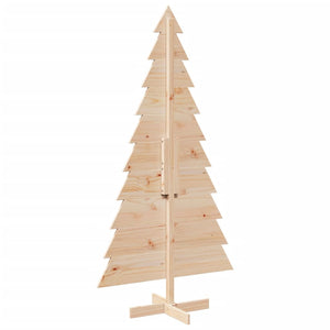 Albero di Natale Decorativo in Legno 180 cm Legno Massello Pino 858195