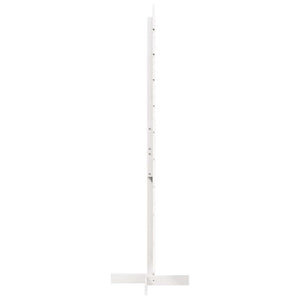 Albero di Natale Decorativo Bianco 180cm Legno Massello di Pino 858196