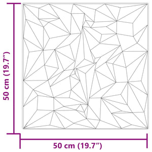 Pannelli Murali 48 pz Verdi 50x50 cm XPS 12 m² Ametista 4100059