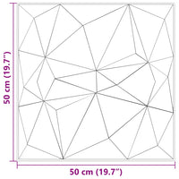 Pannelli Murali 12 pz Verdi 50x50 cm XPS 3 m² Diamante 4100061